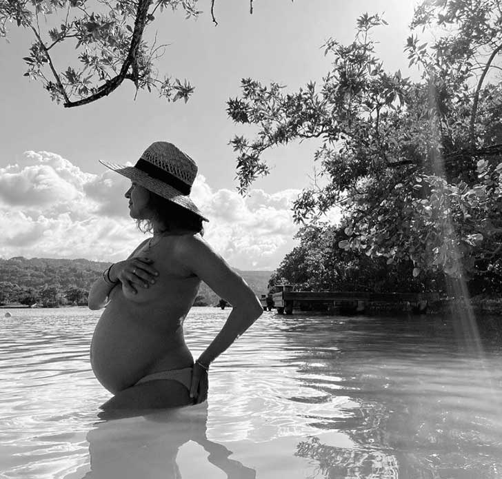 Margarita Levieva baby bump